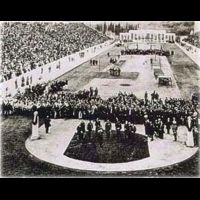 The opening ceremony 1896